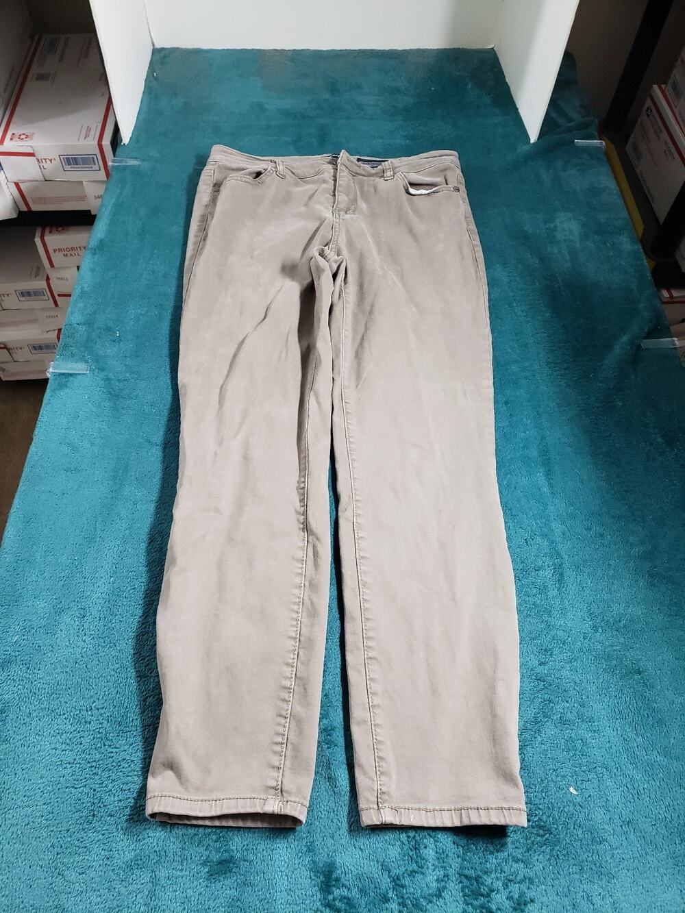 David Bitton Jeans Size 10 Women Blue Pants Ladies Mid Rise Avalon Ankle Skinny